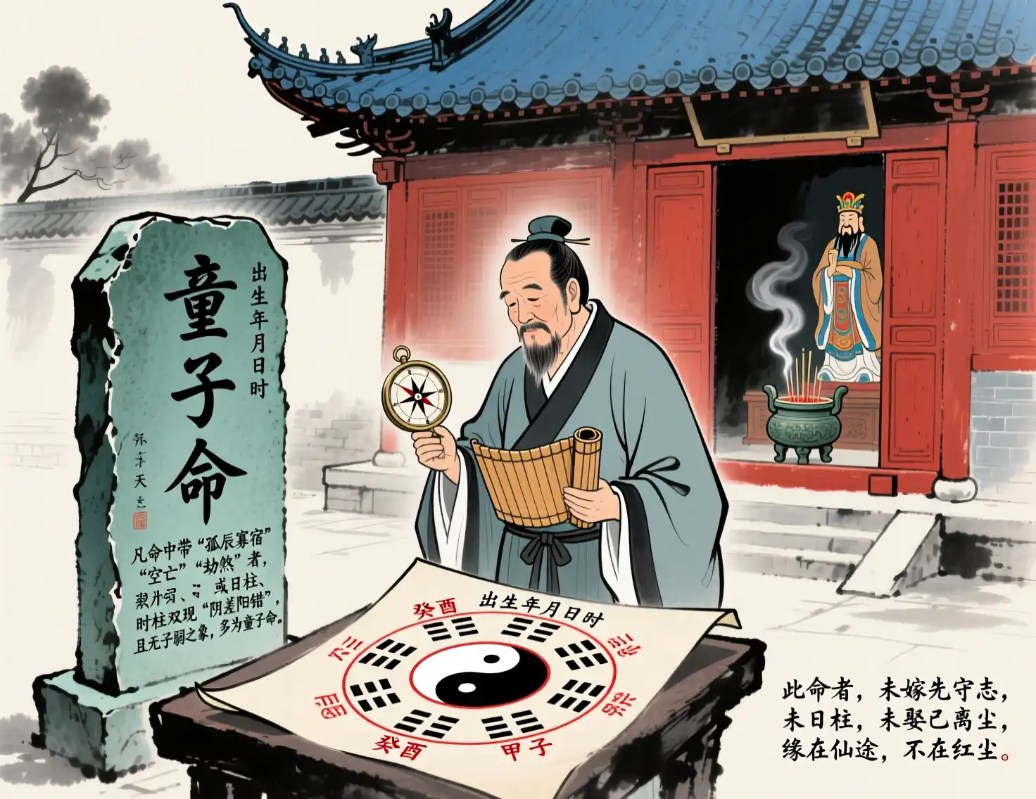 八字測是不是童子命